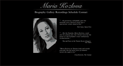 Desktop Screenshot of mariakozlova.com