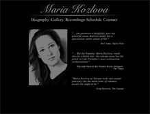Tablet Screenshot of mariakozlova.com